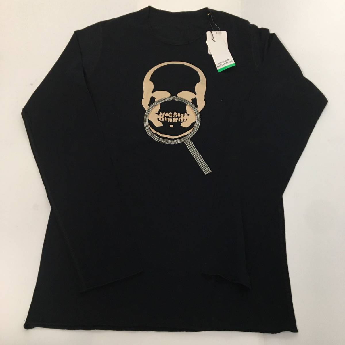 本物 美品 ルシアンペラフィネ スター スカル ヘンプ柄 ミニ