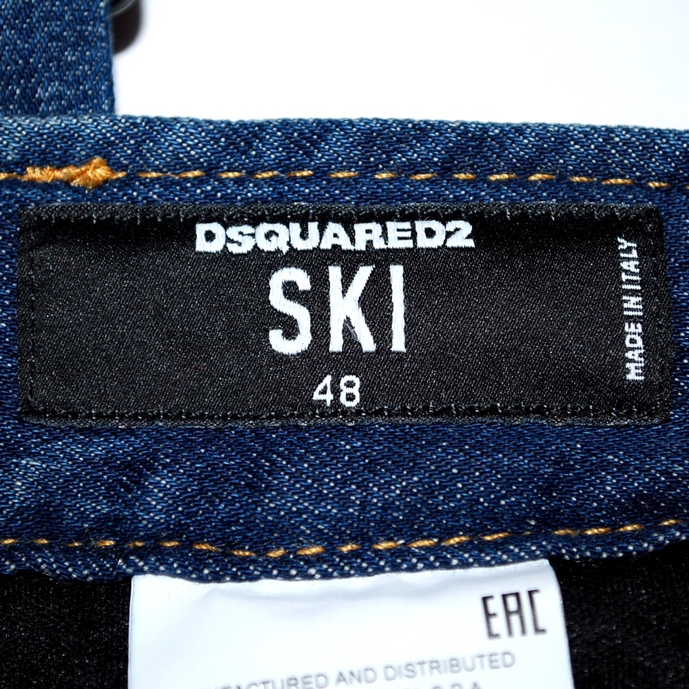 48★SKI★スキー★ディースクエアード★DSQUARED2★BIKER★バイカー タイプ★スキーウェア★スノーボードウェア★デニム★パンツ★46 50_画像9