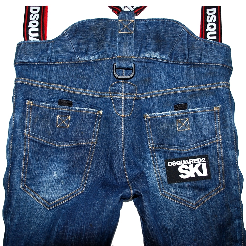 48★SKI★スキー★ディースクエアード★DSQUARED2★BIKER★バイカー タイプ★スキーウェア★スノーボードウェア★デニム★パンツ★46 50_画像4