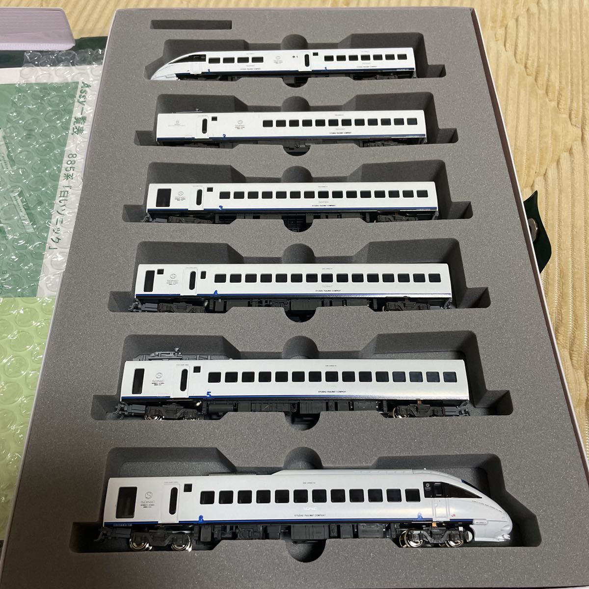 Yahoo!オークション - 885系白いソニック6両セット 10-286 試走のみKA...