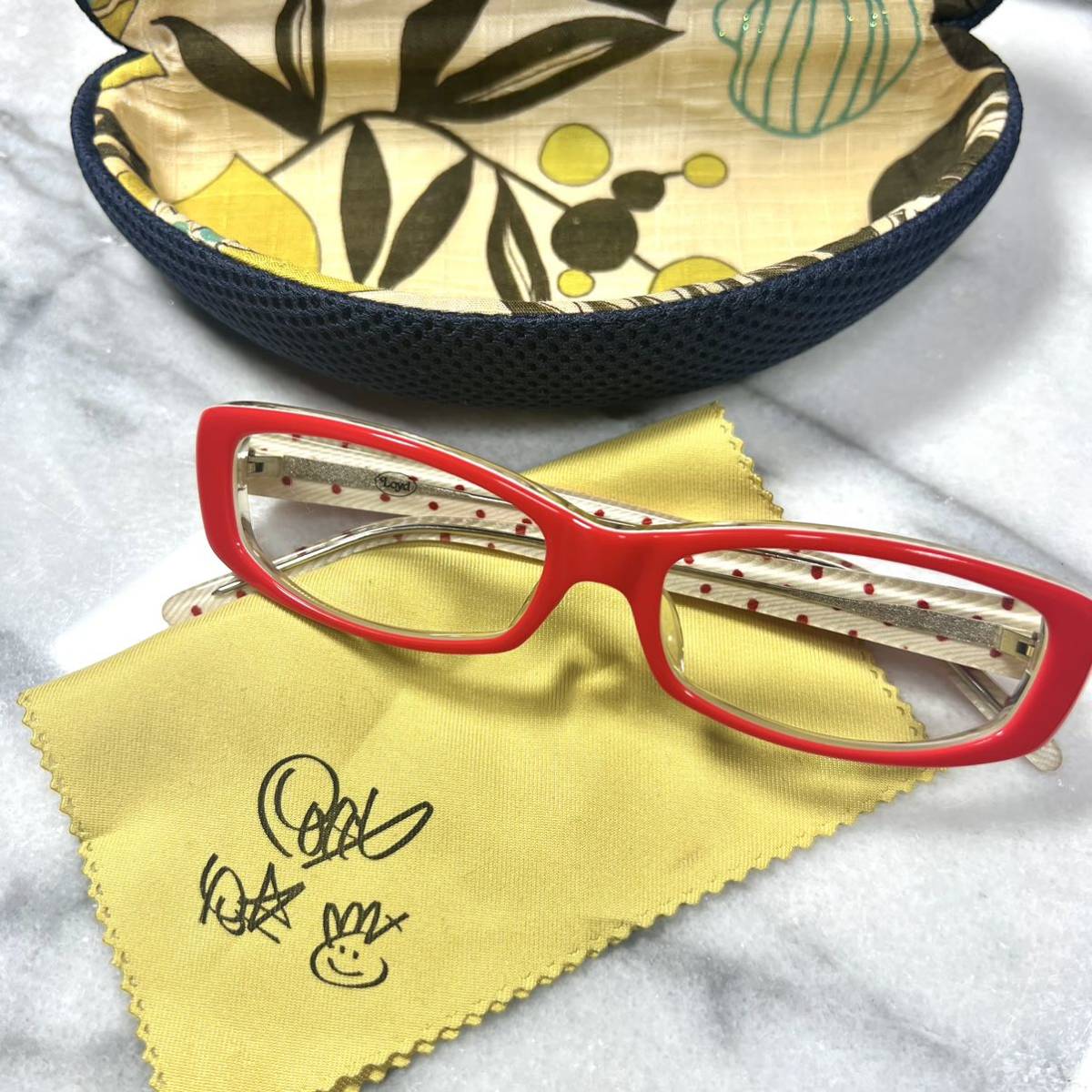 美品★PUFFY × Opticien Loyd 由美モデル サングラス パフィー 吉村由美 オプティシャンロイド 伊達メガネ_画像1