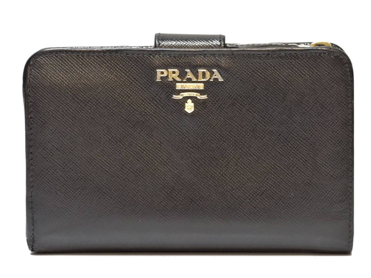 PRADAサフィアーノショルダー長財布ベージュ系 独特な quantrion.com