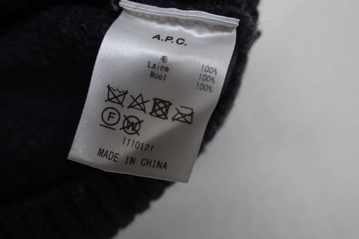 最先端 A.P.C. アーペーセー ニット カシミア100% 黒 M abamedyc.com