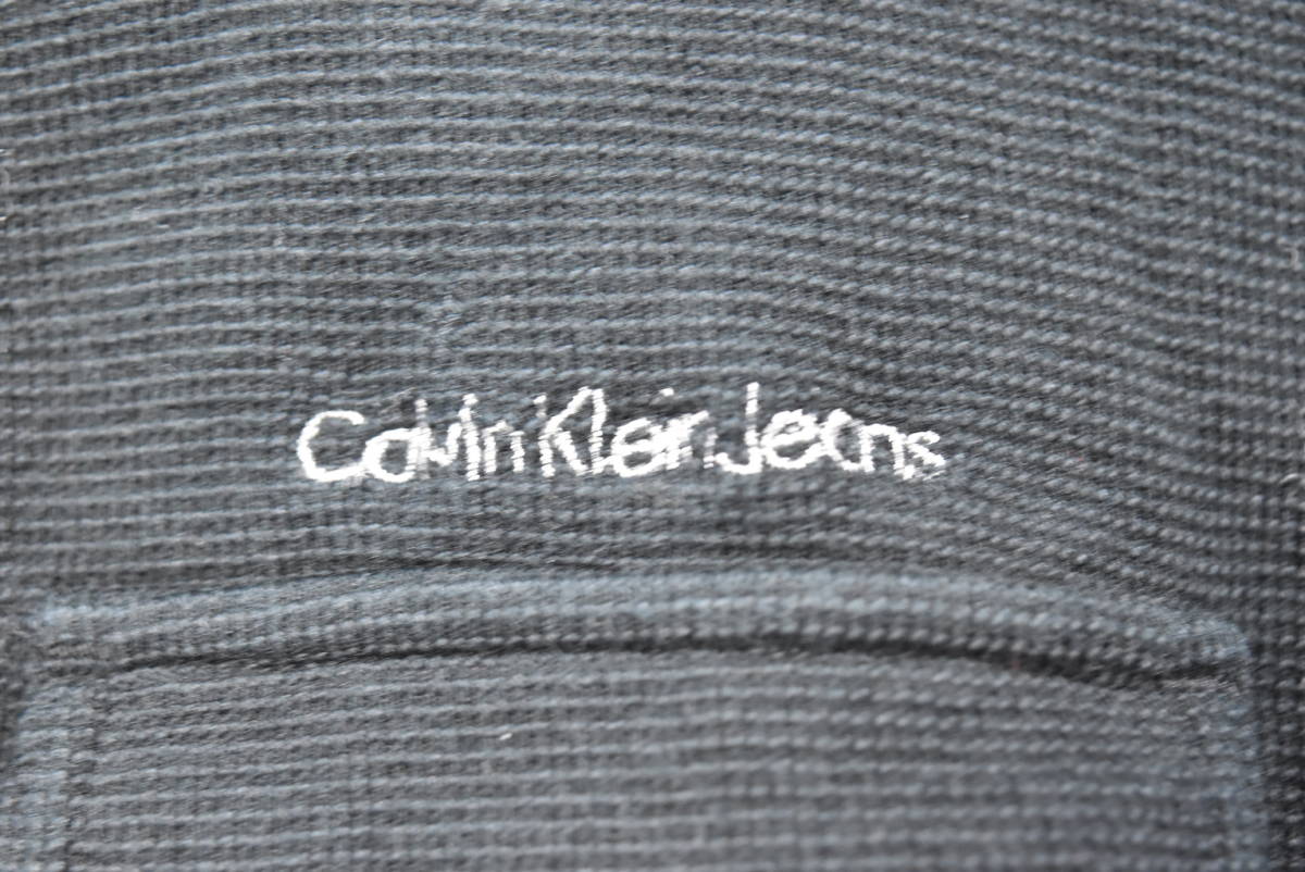 Calvin Klein Jeans カルバンクライン ジップアップ ジャンパー ライトアウター ジャケット 長袖 ブラック ヴィンテージ 23779 - 0515 59_画像7