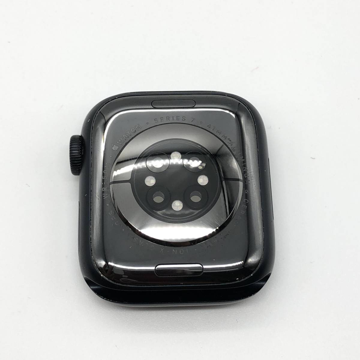 【初期化済】Apple Watch アップルウォッチ Series7 GPSモデル 41ｍｍ ミッドナイトアルミ MKMX3J/A 箱 社外ブレスバンド付の画像5