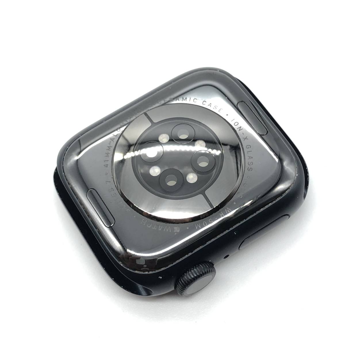 【初期化済】Apple Watch アップルウォッチ Series7 GPSモデル 41ｍｍ ミッドナイトアルミ MKMX3J/A 箱 社外ブレスバンド付の画像6