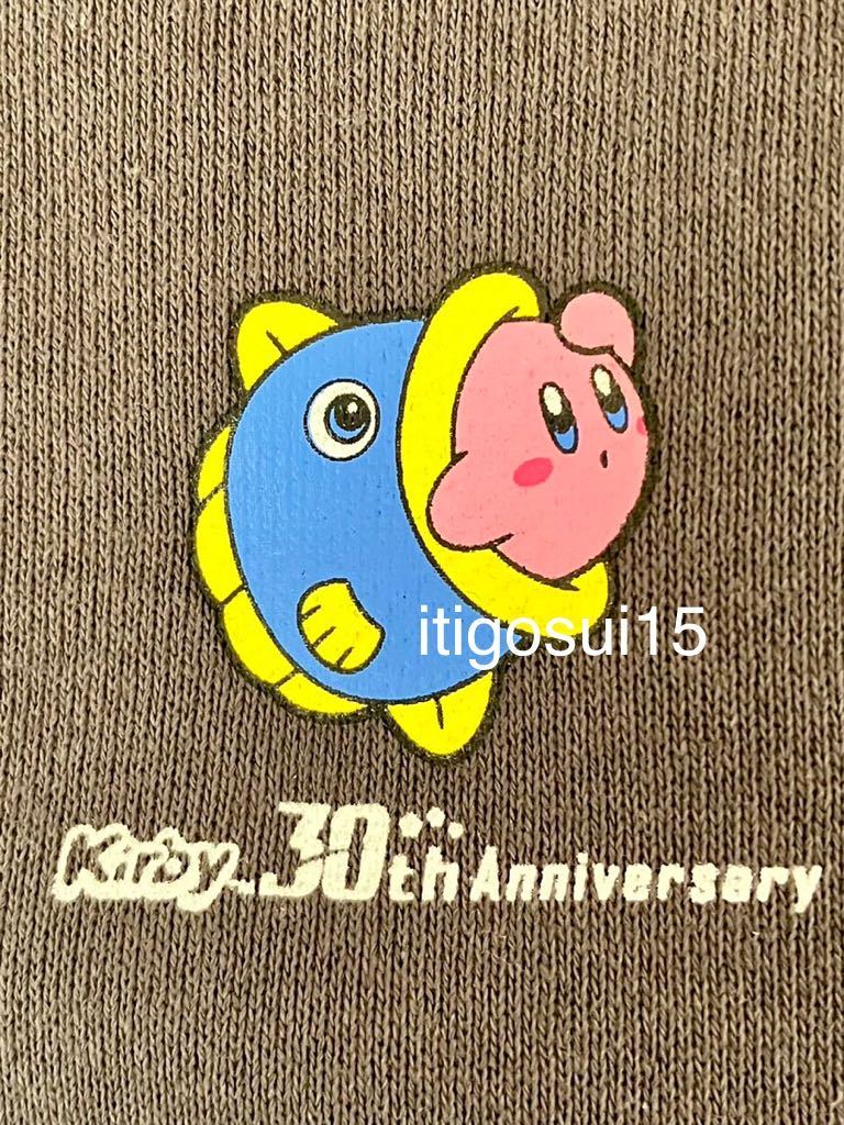 送料無料【未使用】星のカービィ★キッズ 長袖シャツ 140 kirby 黒 子供服 30周年記念 30th anniversary_画像4