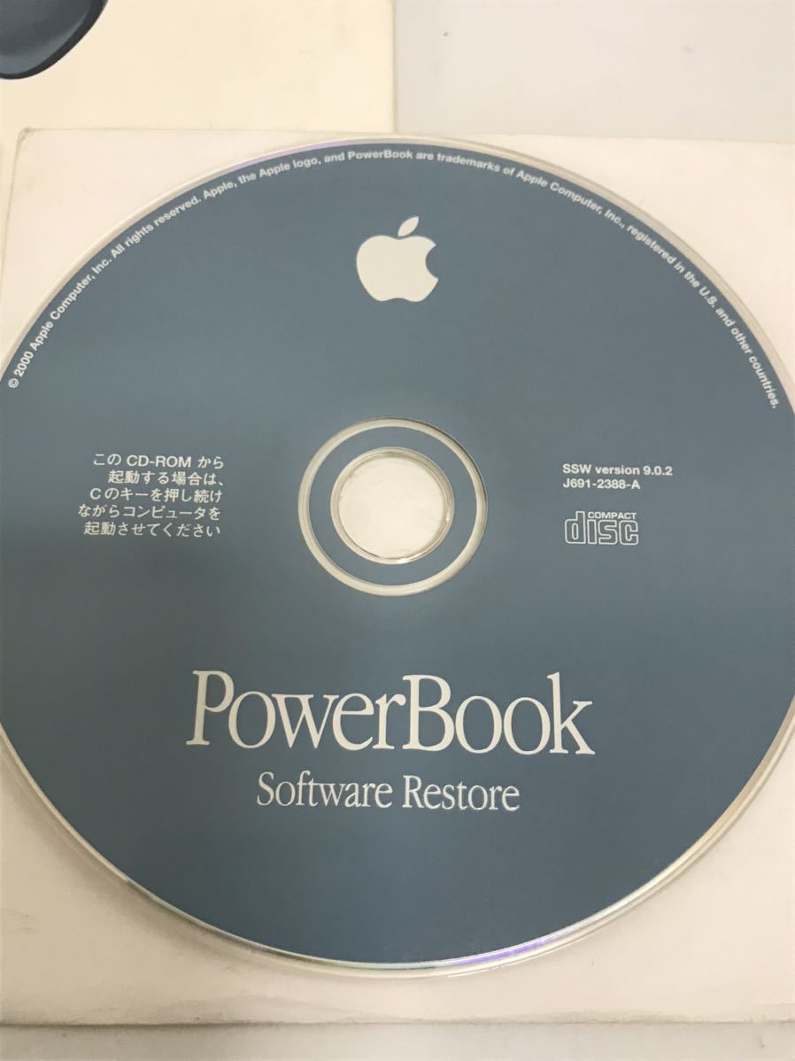 Apple PowerBook Software Install Software Restore ディスク 現状 1271o2200の画像3