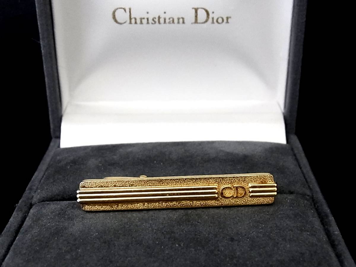 *N3870*# хорошая вещь #[Dior] Dior [ Gold ]# галстук булавка!