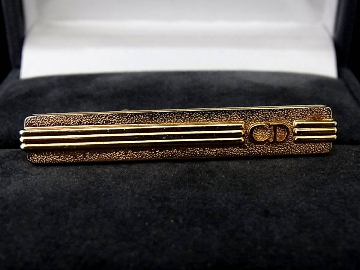 *N3870*# superior article #[Dior] Dior [ Gold ]# necktie pin!