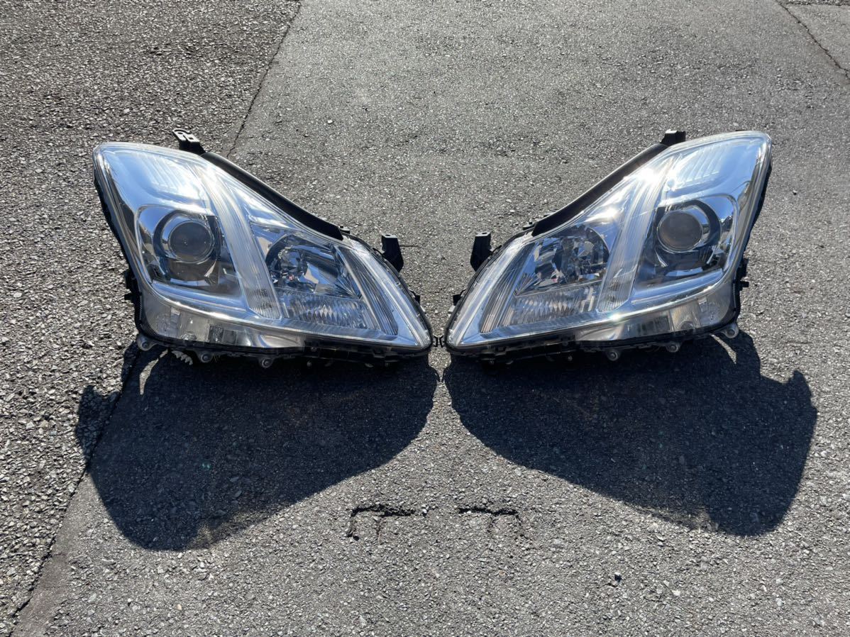 クラウン 200系 GRS200 GRS202 GRS204 ヘッドライト ロイヤルサルーン 20クラウン 純正 HID 左右セット