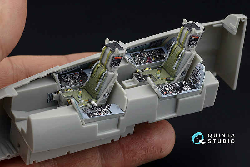 QUINTA STUDIO(QD48180)1/48 F-14D トムキャット用内装3Dデカール (ハセガワ用)_画像1