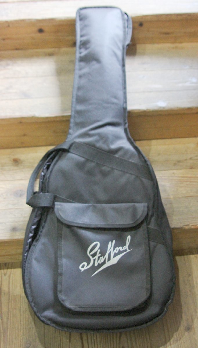 ＜聴雲＞Stafford & Co. SLG-360 スタッフォード アコースティックギター EST195 ケース 楽器 音楽 古美術品 Y1-78_画像7
