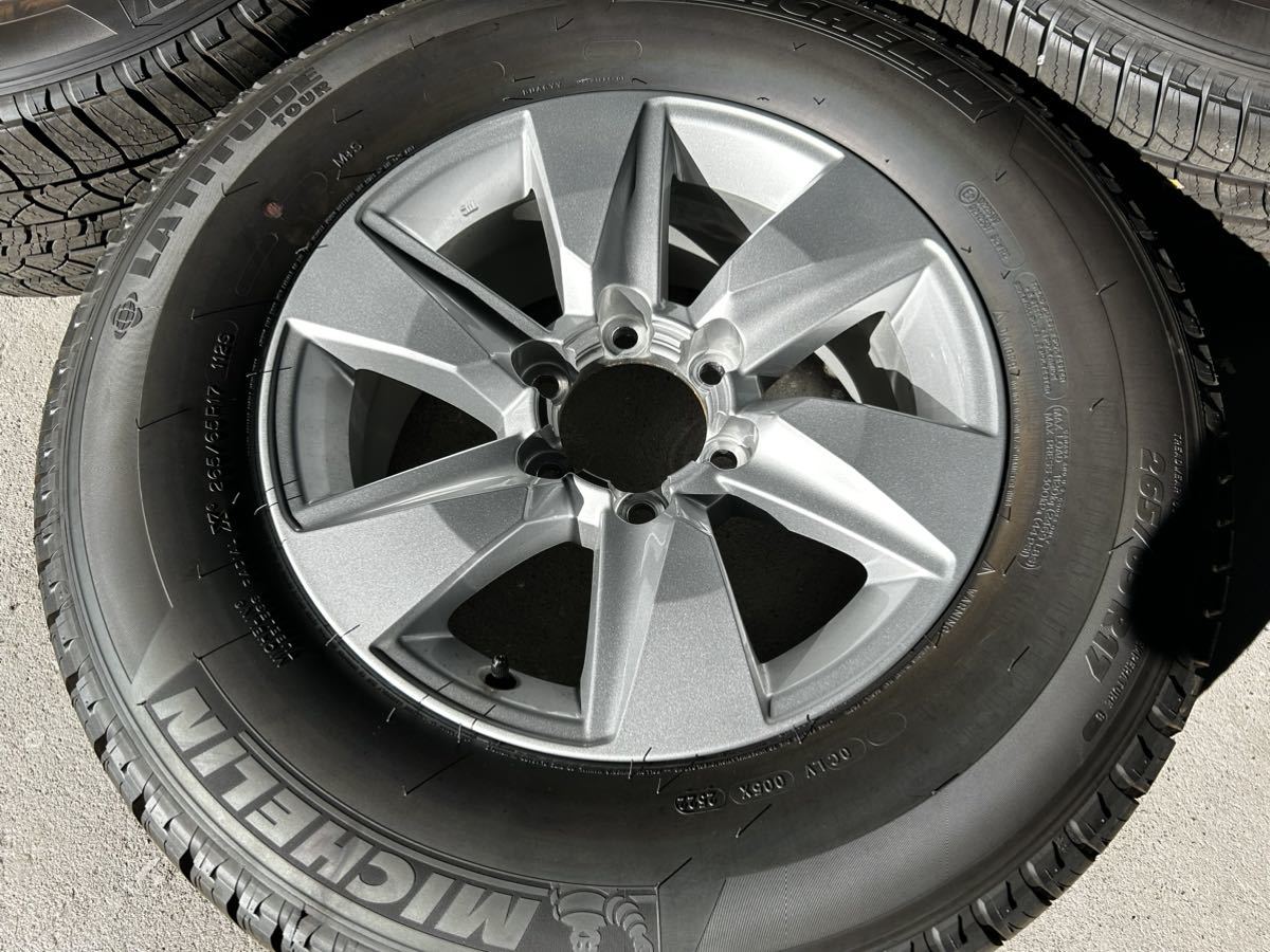 150 プラド 純正 ミシュラン 265/65R17バリ山 4本セット