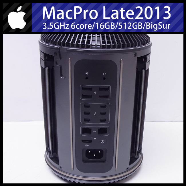 MacPro 2013 3.5GHzx6コア/16GB/1TB-