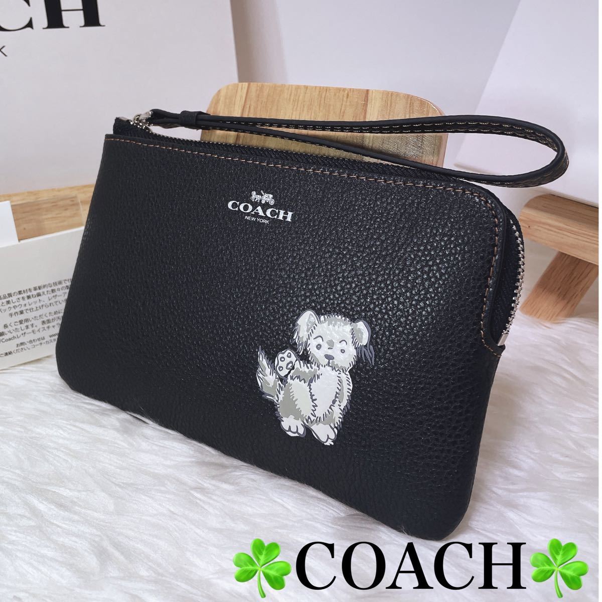 メール便送料無料05 COACHコーチ スモールポーチ リストレット - 通販