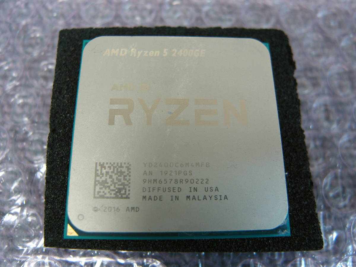 ! free shipping *CPU AMD Ryzen 5 2400GE secondhand goods operation not yet verification *