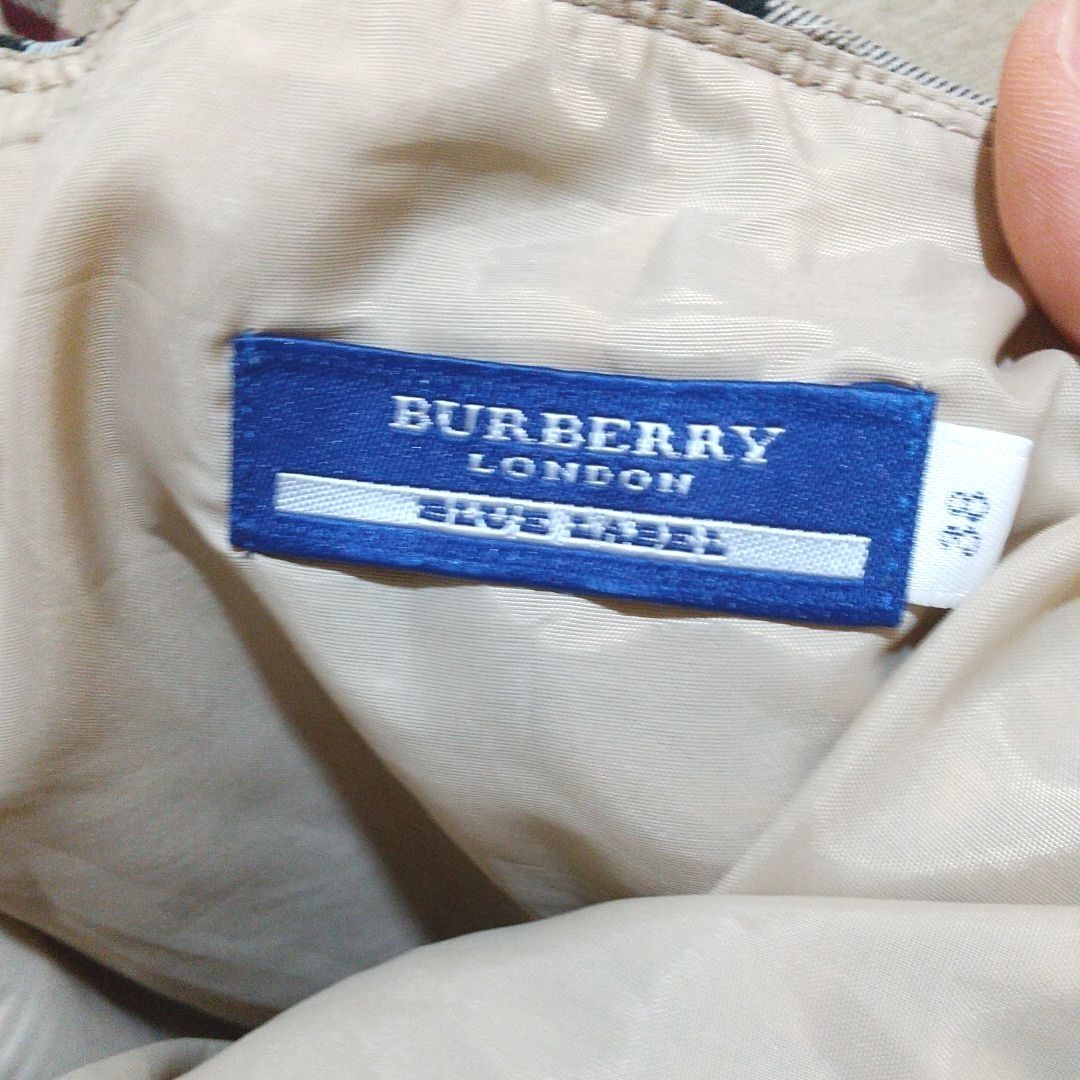 BURBERRY！！バーバリーブルーレーベル　チェックスカート！！上品！！