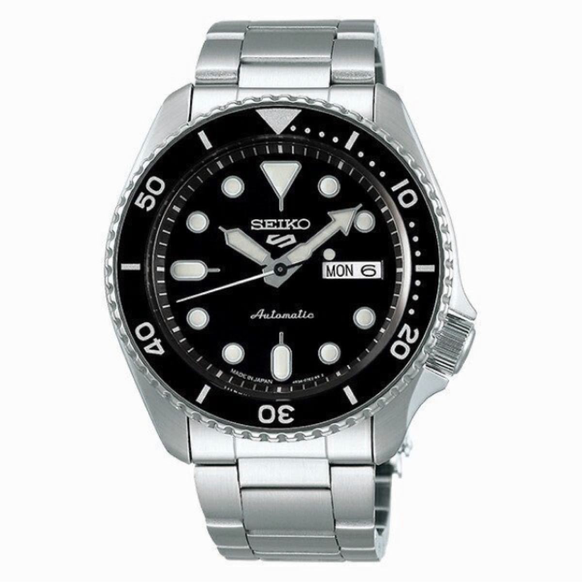 セイコー 5 スポーツ SBSA005 メンズ 腕時計 SEIKO ファイブスポーツ メイドインジャパン 自動巻 新品　黒 Yahoo!フリマ（旧）