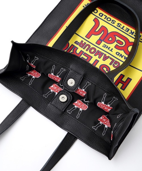 未使用❗️ X-girl×HYSTERIC GLAMOUR レザートートバッグ Yahoo!オークション - X-girl × HYSTERIC GLAMOUR LEATHER TOTE