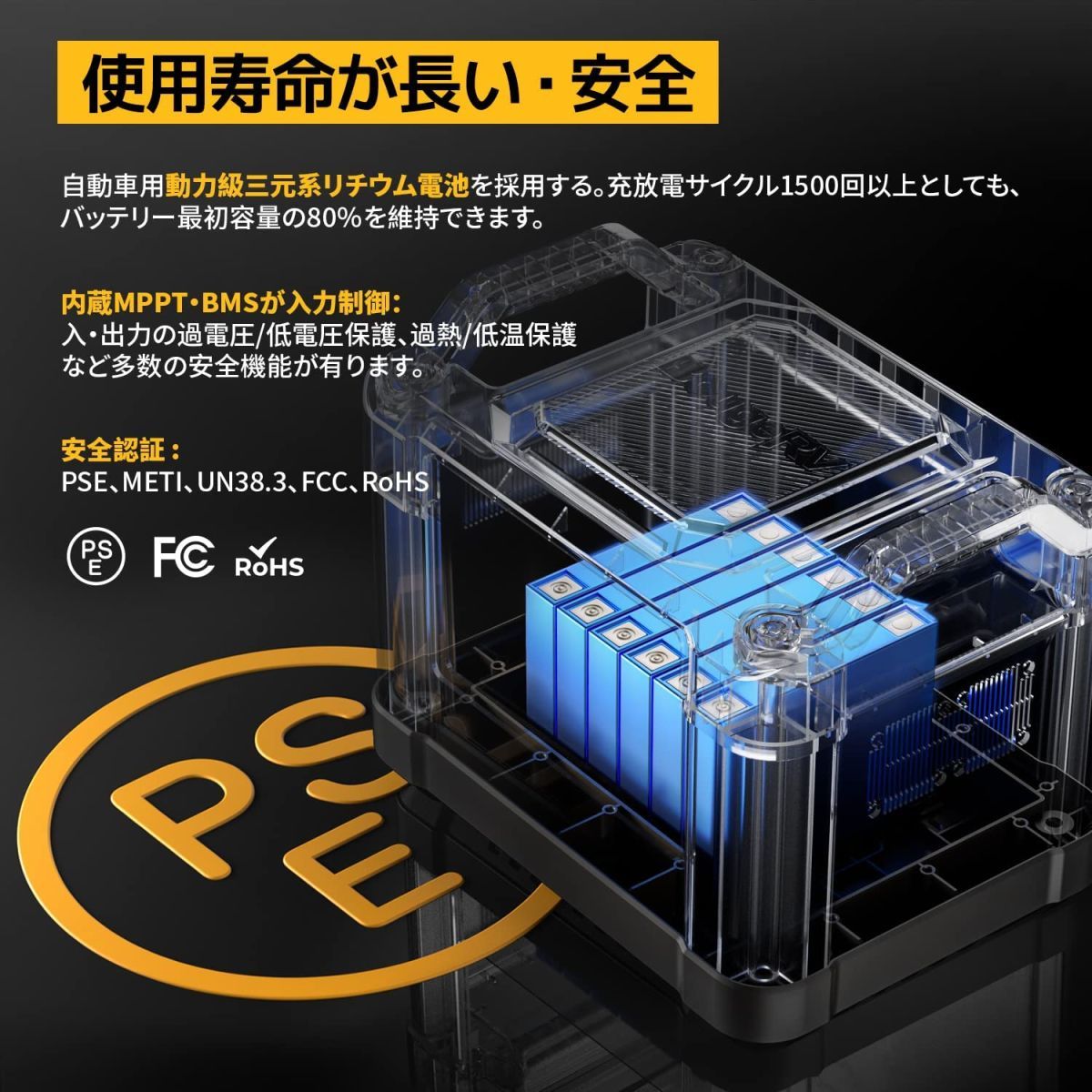 BougeRV ポータブル電源 ぽーたぶる電源 大容量 1100Wh 電源 家庭用