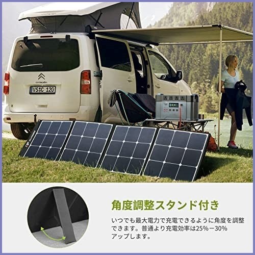 ALLPOWERS SP200 ETFEソーラーパネル 200W 単結晶24% 折畳み式 高交換