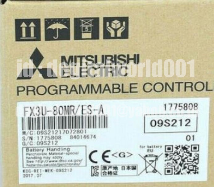 新品◇可◇東京発MITSUBISHI/三菱 シーケンサ FX3U-80MR/ES-A ◇６ヶ月