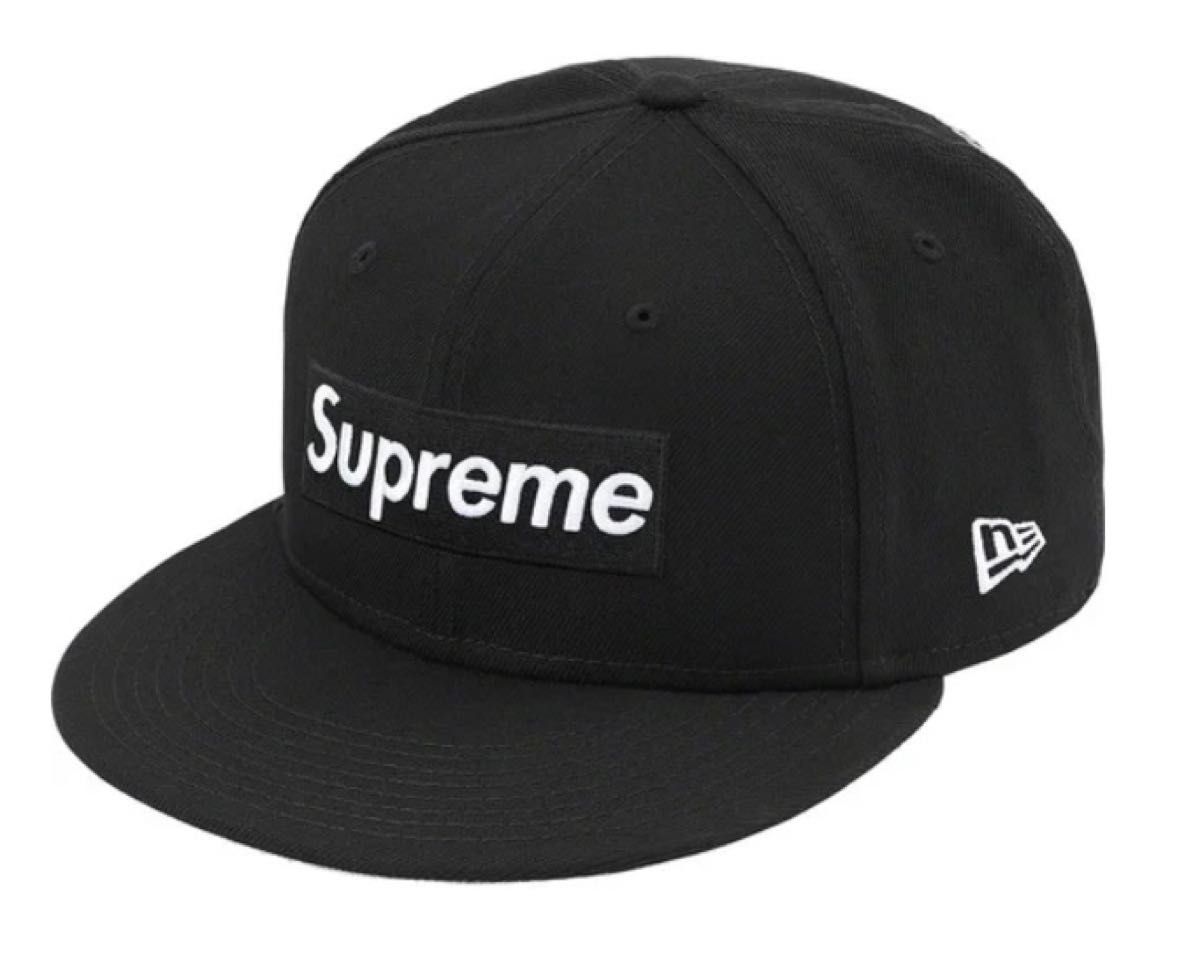 新品 未使用 3/4 Supreme NEW ERA Box Logo Black 3/4 champions 日本未発売サイズ