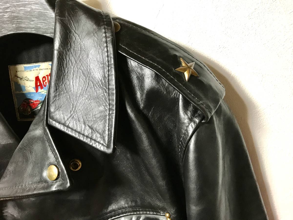 ヴィンテージ・エアロレザー・ダブルライダース・ジャケット ヴィンテージ・エアロレザー・ダブルライダース・ジャケット