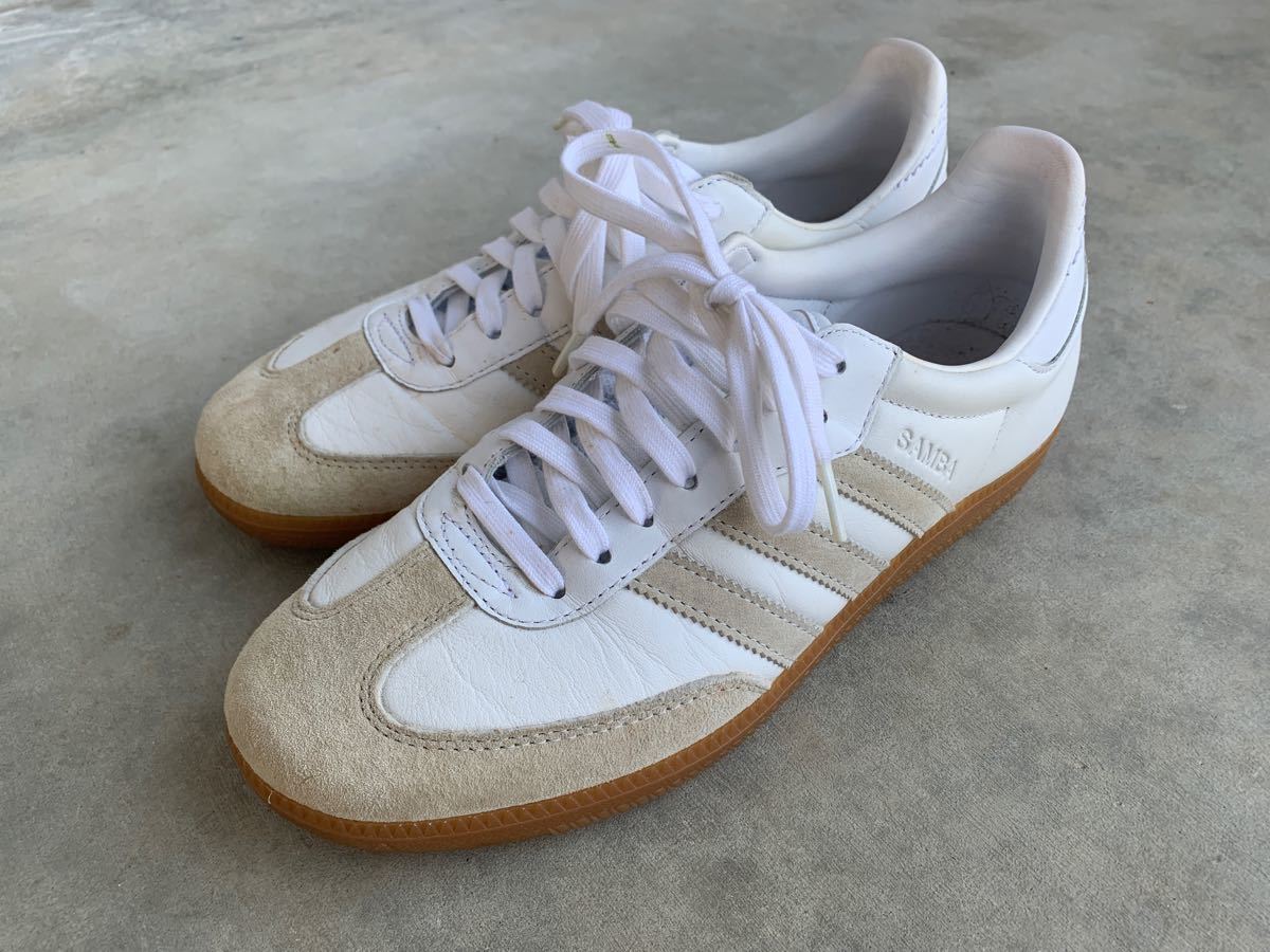 adidas サンバ オールホワイト 25 5 オリジナルジャーマンカラー adidas サンバ オールホワイト 25 5 オリジナルジャーマンカラー