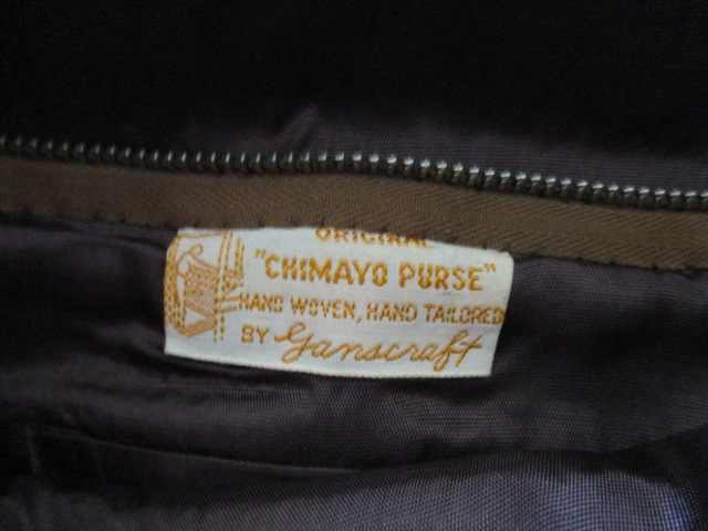 30's 40's ビンテージ インディアン ウール ポーチ チマヨ パース chimayo ネイティブ ヴィンテージ 織物 ハンドメイド ボールチェーン