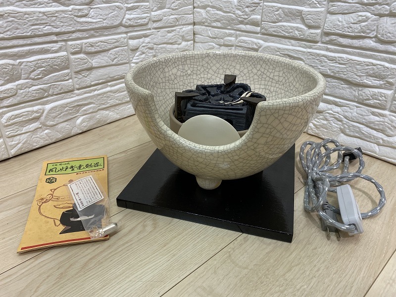 最大64%OFFクーポン 茶道具 野々田式 風炉型電熱器 枇杷さつま 230109
