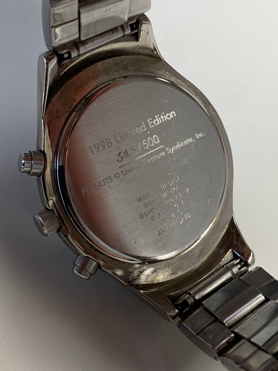 ボタニカル ミディアムベール CITIZEN 500本限定 スヌーピー腕時計