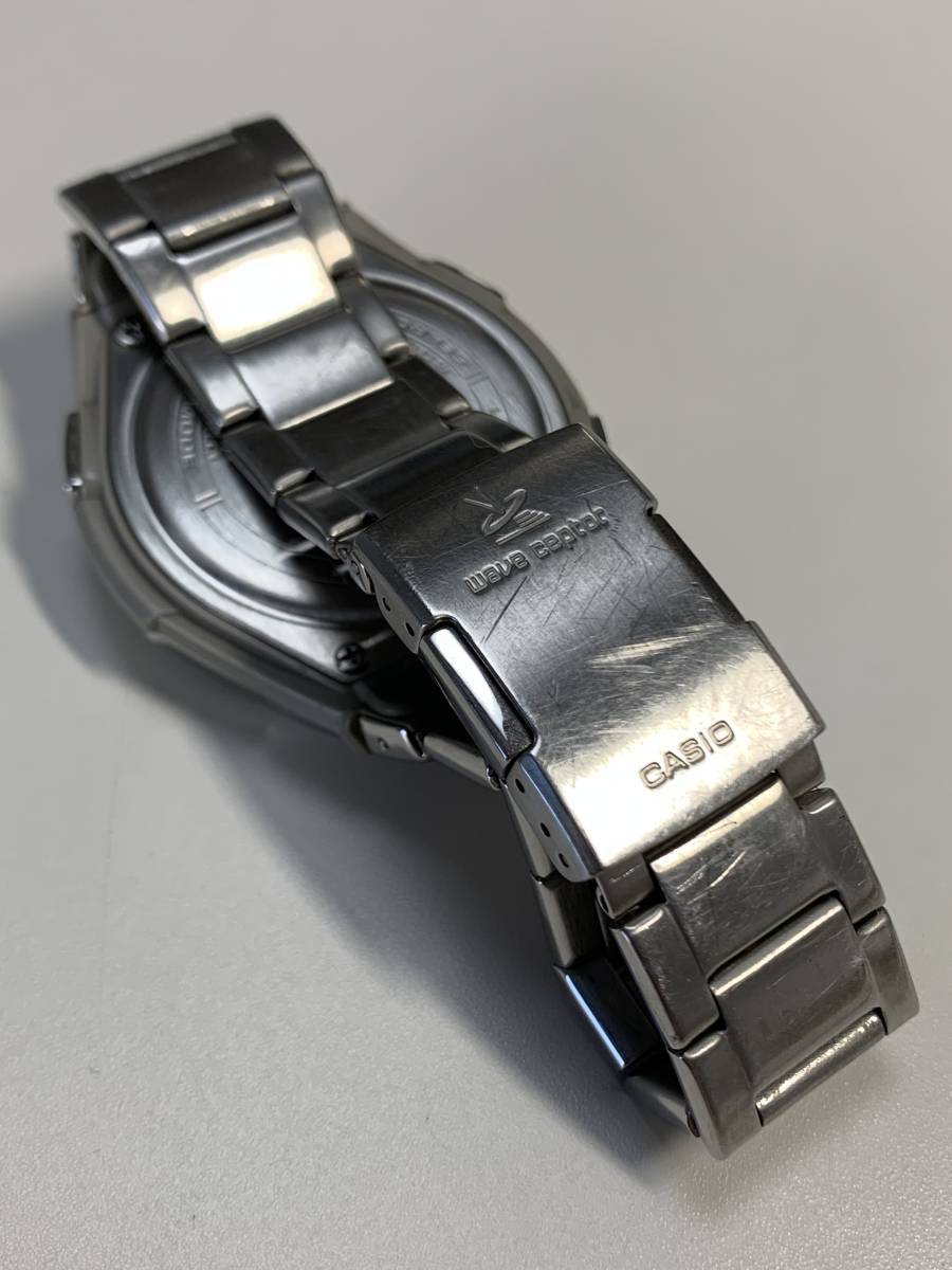 A248 腕時計　CASIO/カシオ　wave ceptor/ウェーブセプター　WVA-M640 電波ソーラー　WORLD TIME/ワールドタイム　純正ベルト　稼動品_画像7