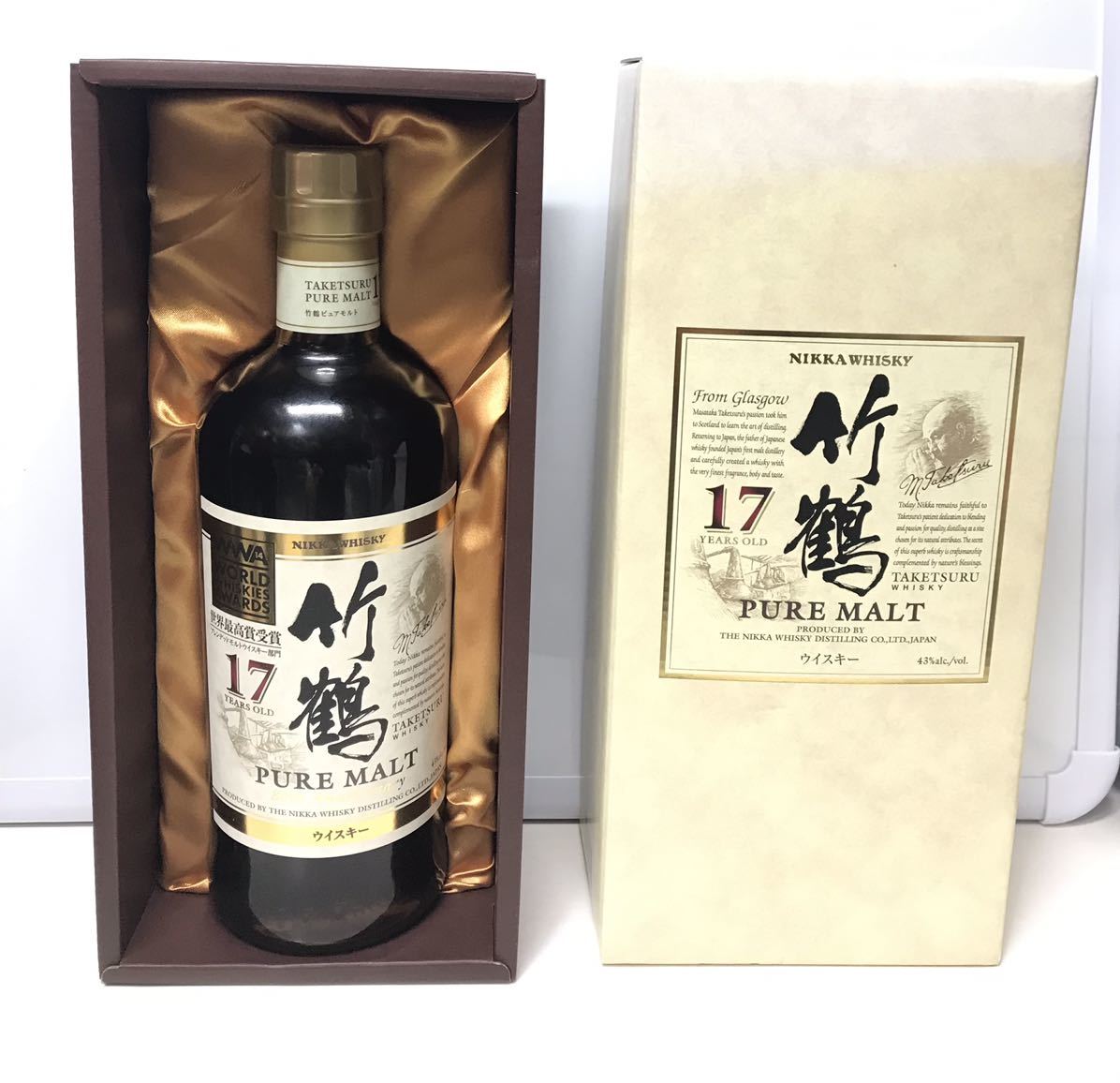 NIKKA ニッカ 竹鶴 17年 WWA 受賞記念ラベル 700ml - 酒