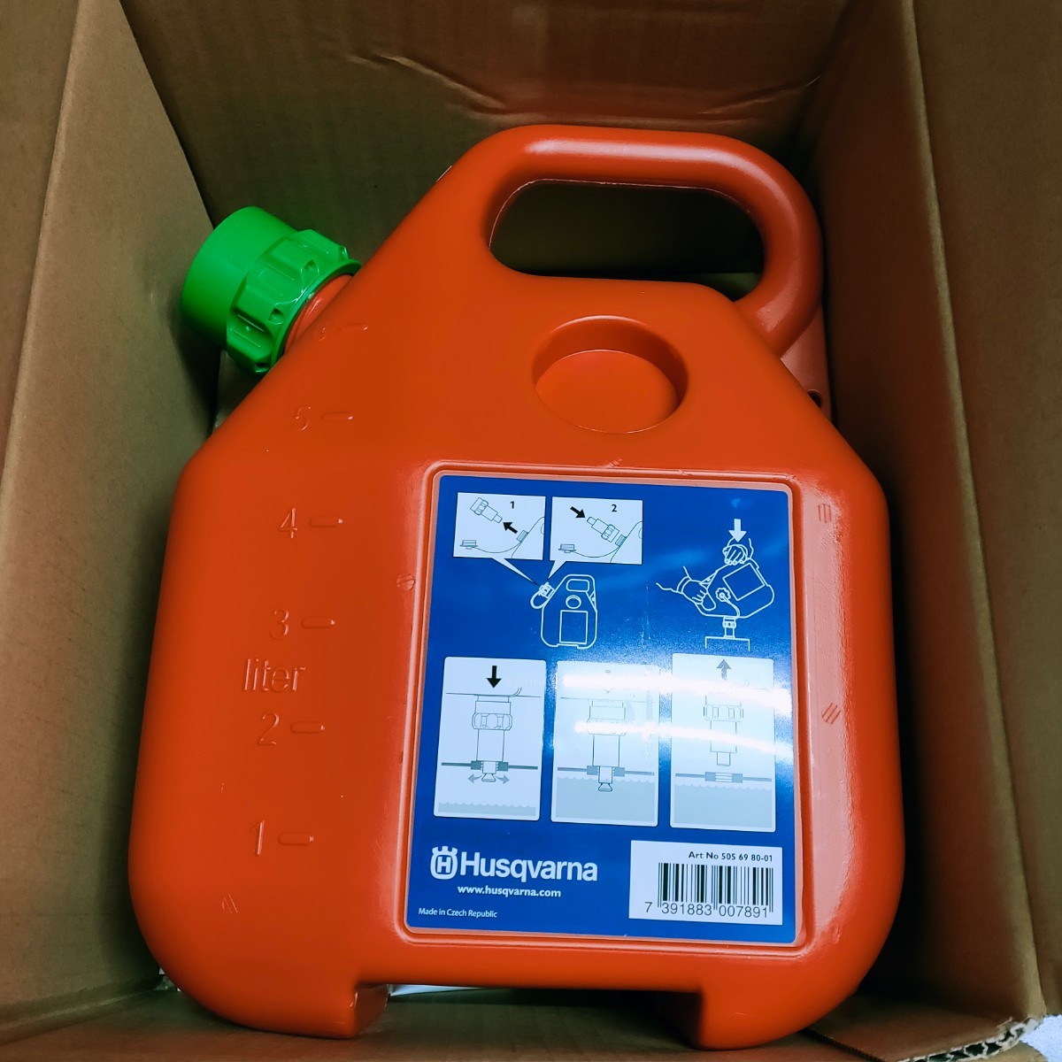 携行缶 ハスクバーナ ポリ容器 燃料缶 6L|PayPayフリマ