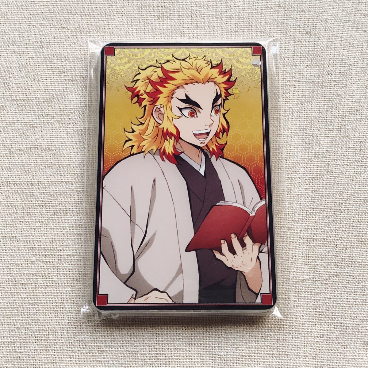 TSUTAYA カードケース 煉獄 新品未開封】TSUTAYA 限定 鬼滅の刃 スライドカードケース 煉獄