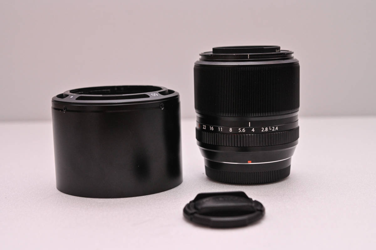 ☆美品☆送料無料☆フジフィルム XF60mmF2.4 R Macro フィルター付き