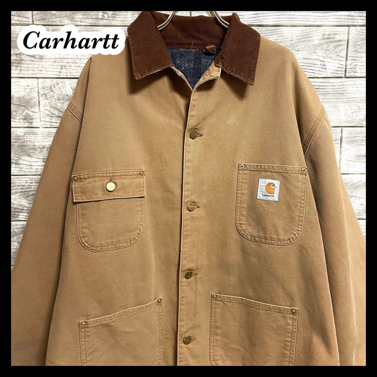希少STUSSY元ネタ USA製 80s Carhartt チョアコート ジップ neuroid