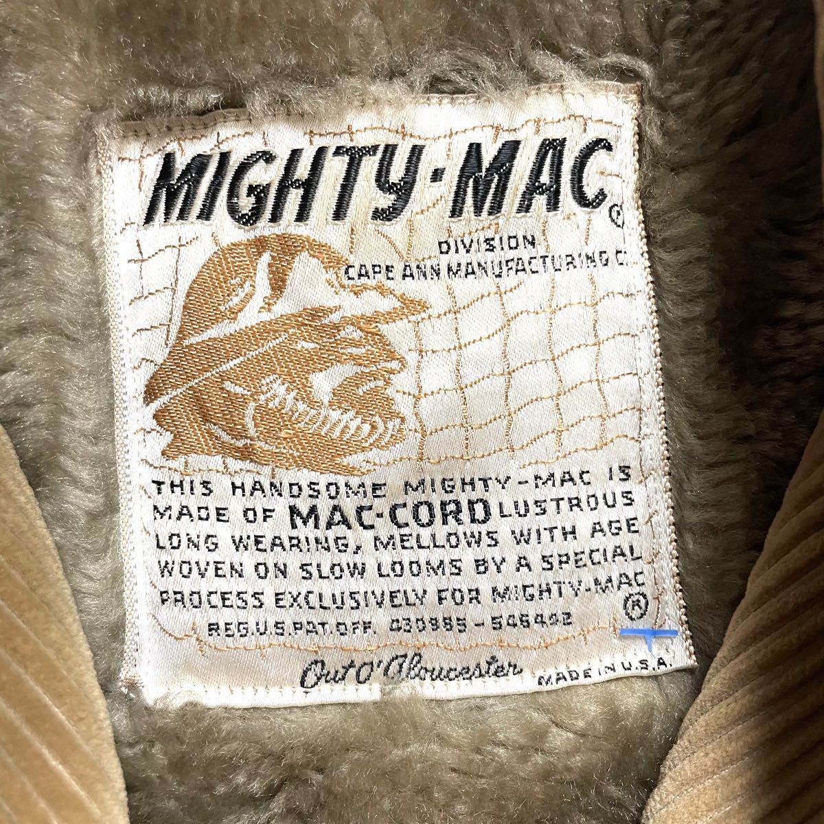【MIGHTY-MAC】マイティーマック　60年代　ヴィンテージ　裏ボアPコート Sサイズ　60's VINTAGE JAKET