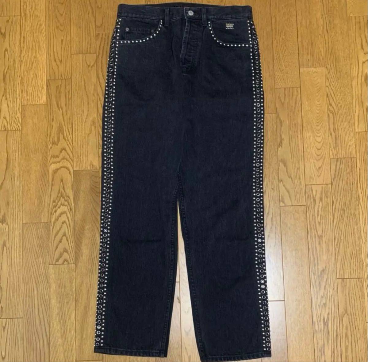 室外 ☆新品希少☆ Supreme B.B.Simonコラボスタッズデニムパンツ