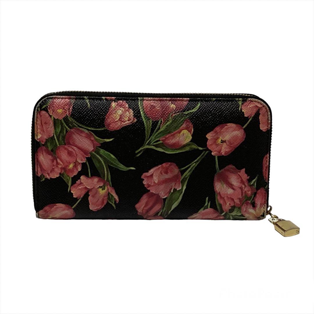 【予約】 美品!証明書付き ドルチェ&ガッバーナ 花柄 長財布 財布 【予約】 美品!証明書付き ドルチェ&ガッバーナ 花柄 長財布 財布