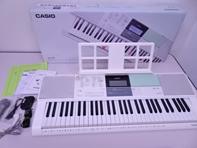 CASIO LK-512 2019年製 電子ピアノ・キーボード 光ナビゲーション