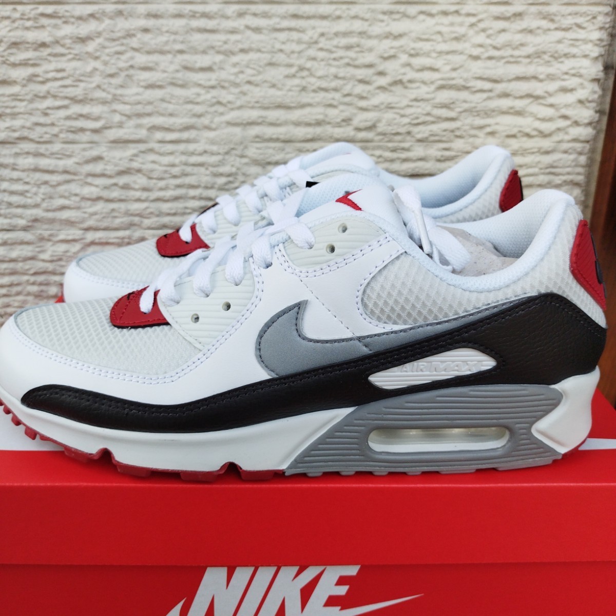 27.0 新品 NIKE AIR MAX 90 ナイキ エアマックス90 黒 白 ...