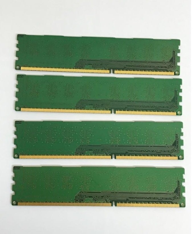 MICRON PC3-12800U 16GB 4GB 4枚 16GB DDR3 デスクトップ用 メモリ DDR3-1600 4GB 4枚 セット 240ピン ECC無し DDR3 DESKTOP RAM_画像2