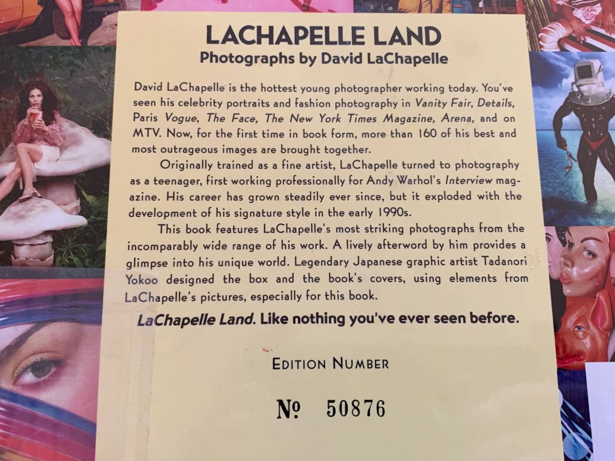最安価格 LaChapelle ラシャペルランド Land 写真集 洋書 ラシャペル