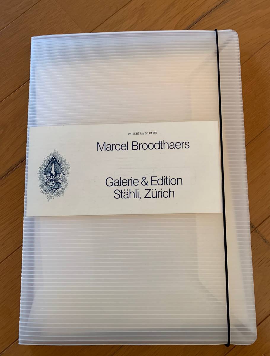 一番人気物 & Galerie Broodthaers マルセル・ブロータス Marcel Edition 展覧会カタログ Zrich Sthli, デザイン 一番人気物 & Galerie Broodthaers マルセル・ブロータス Marcel Edition 展覧会カタログ Zrich Sthli, デザイン