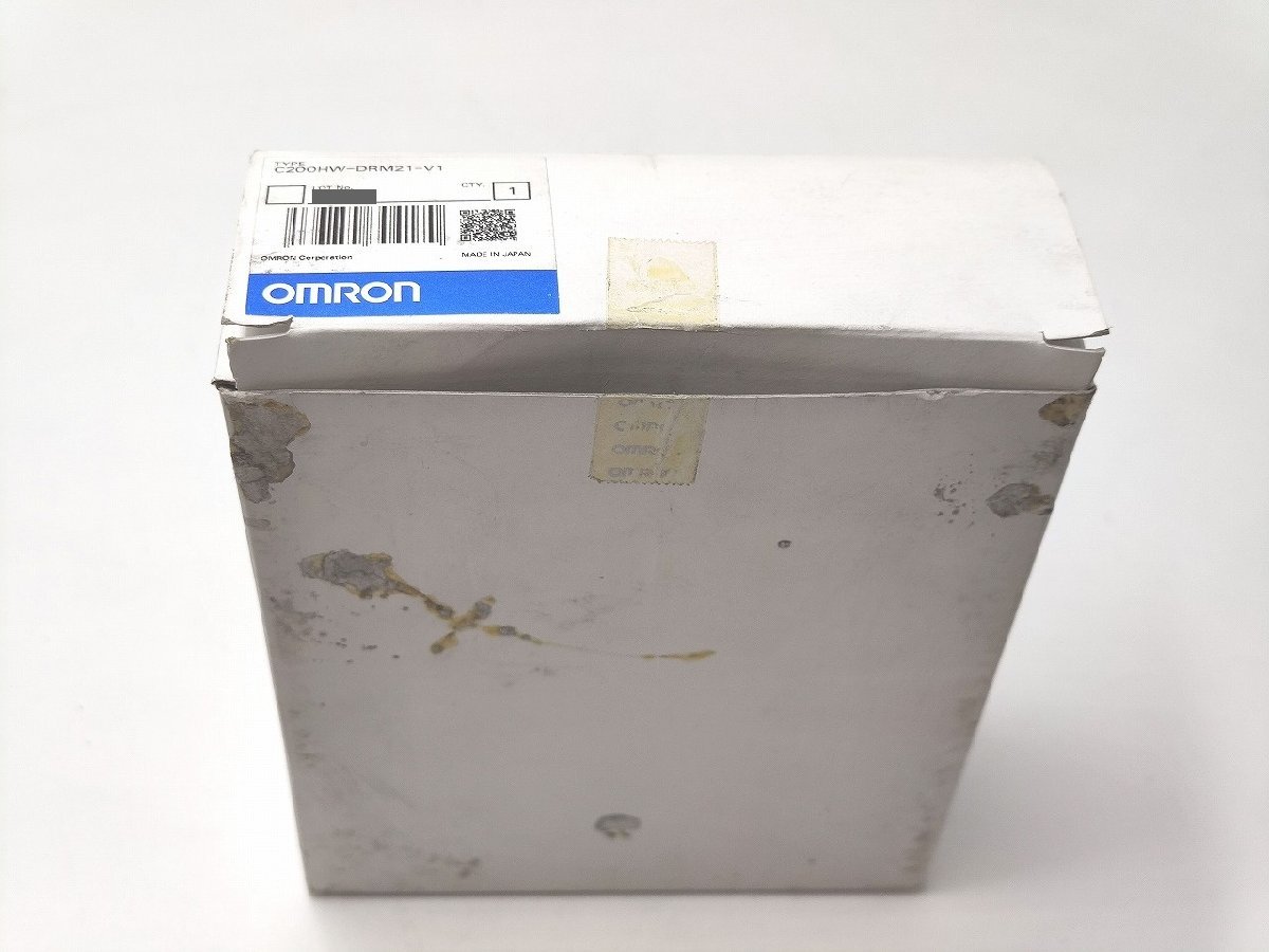 箱開封済み 箱よごれいたみあり 未使用 オムロン C200HW-DRM21-V1