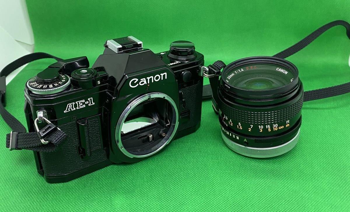 １円 ジャンク Canon キャノン AE-1 レンズ FD 50mm 1:1.4 S.S.C. 