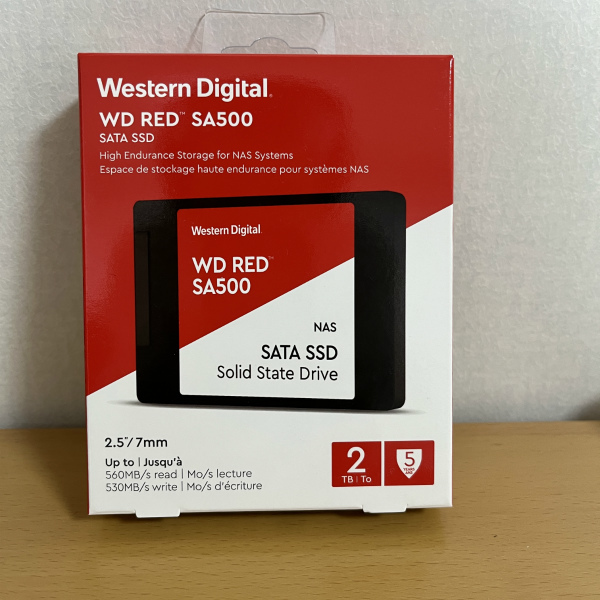 2.5インチSSD 】WDS200T1R0A WD Red 2TB SA500【 SATA 】※未開封